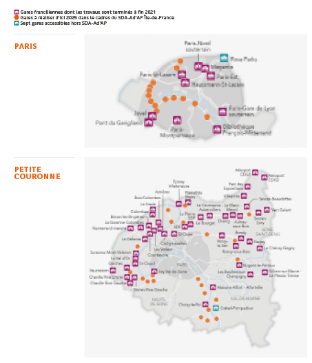 Accessibilité 2025 (Paris et Petite Couronne)