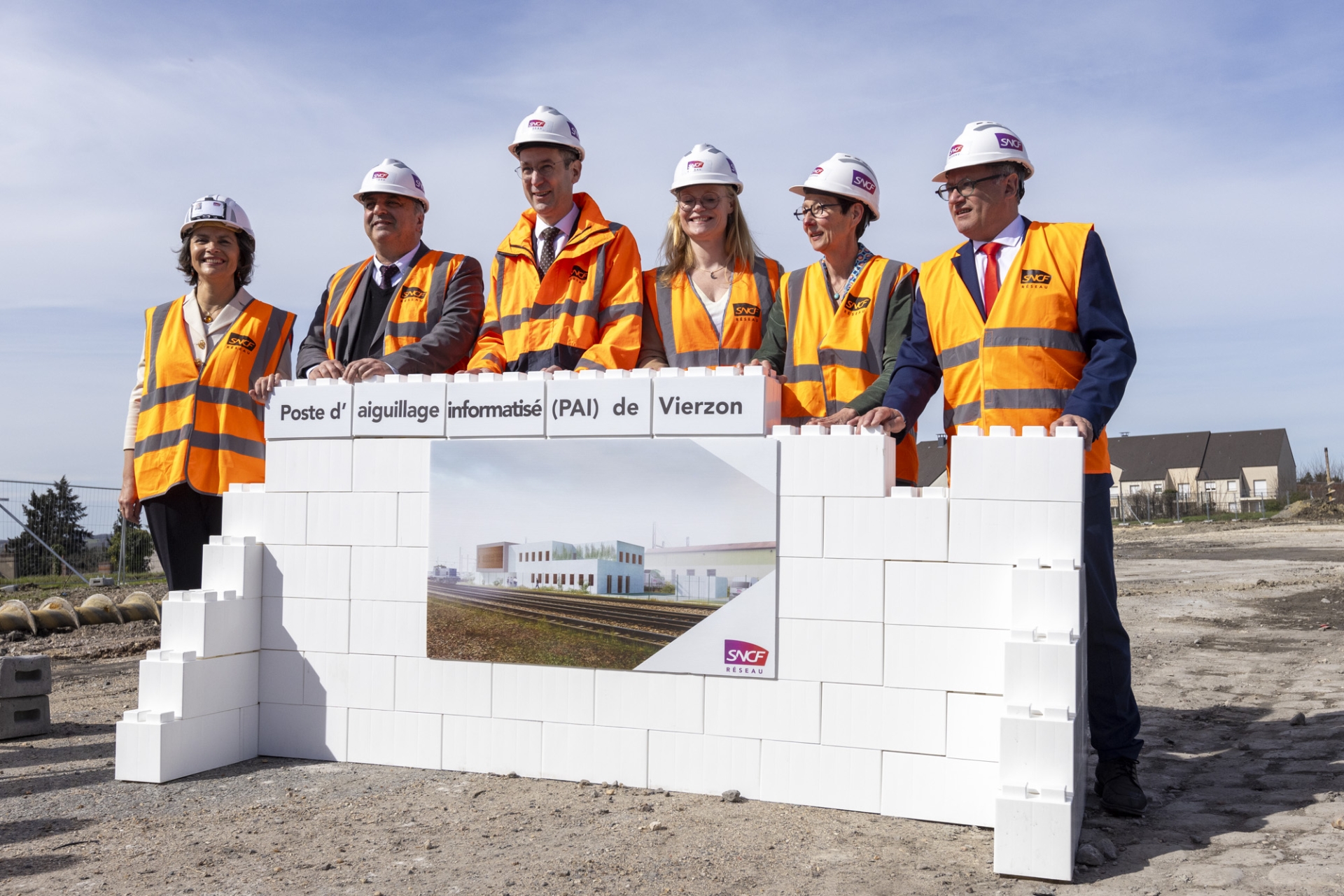 Pose de la première pierre du PAI de Vierzon