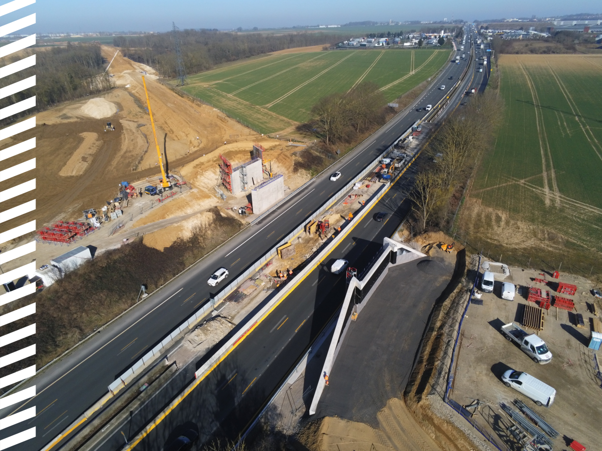LFRP - Chantier ouvrage de franchissement A1