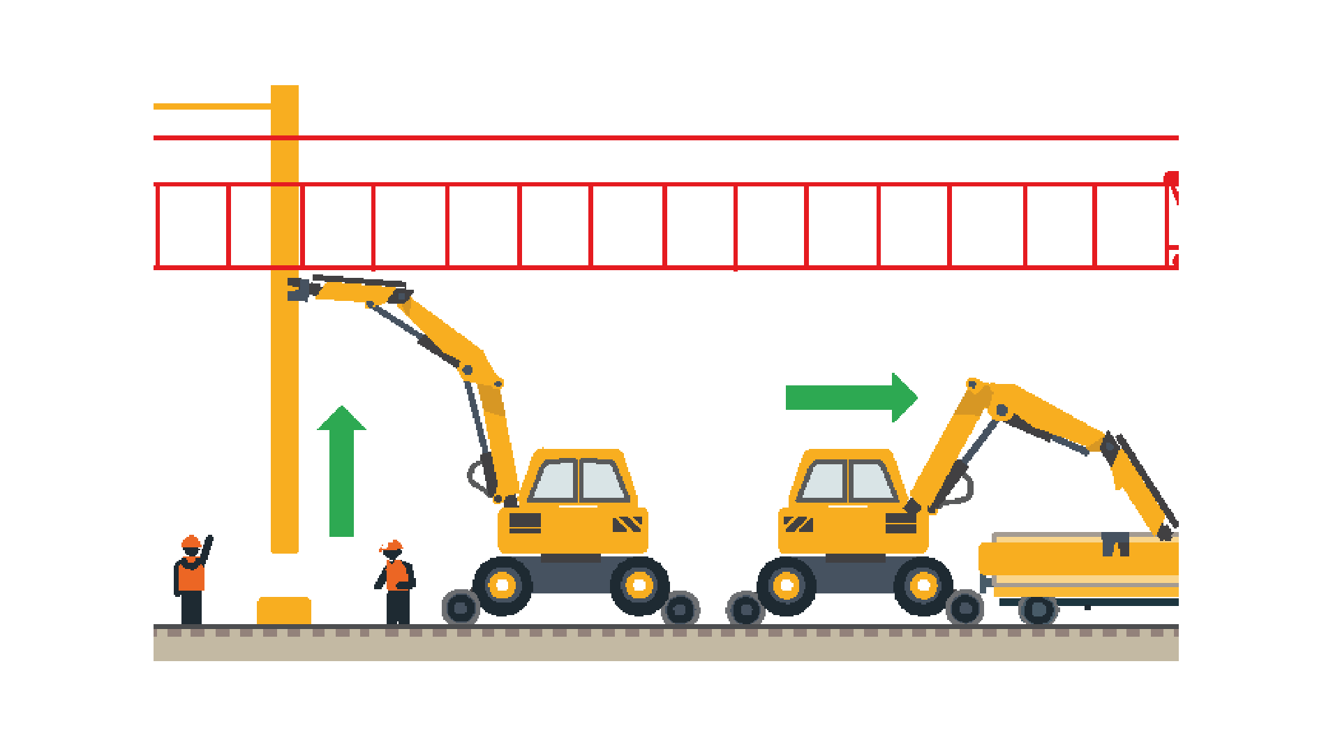 Dépose des anciennes structures