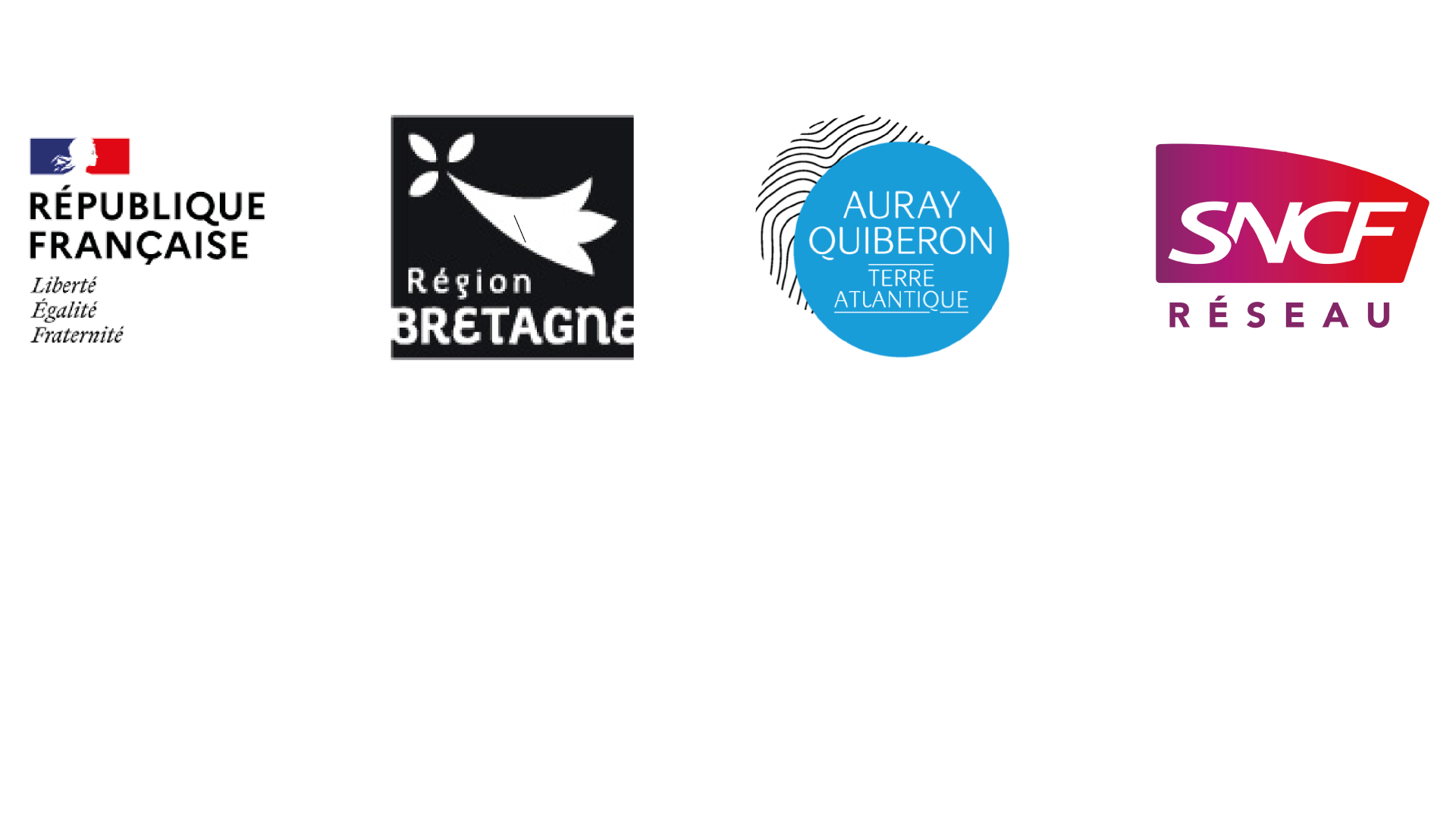 Logos des financeurs