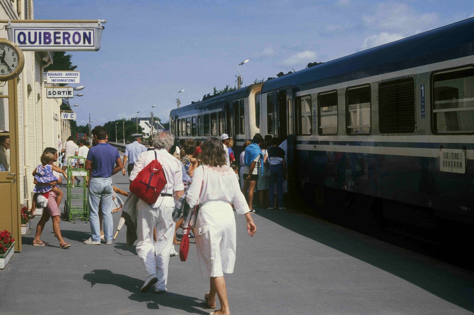 En gare de Quiberon