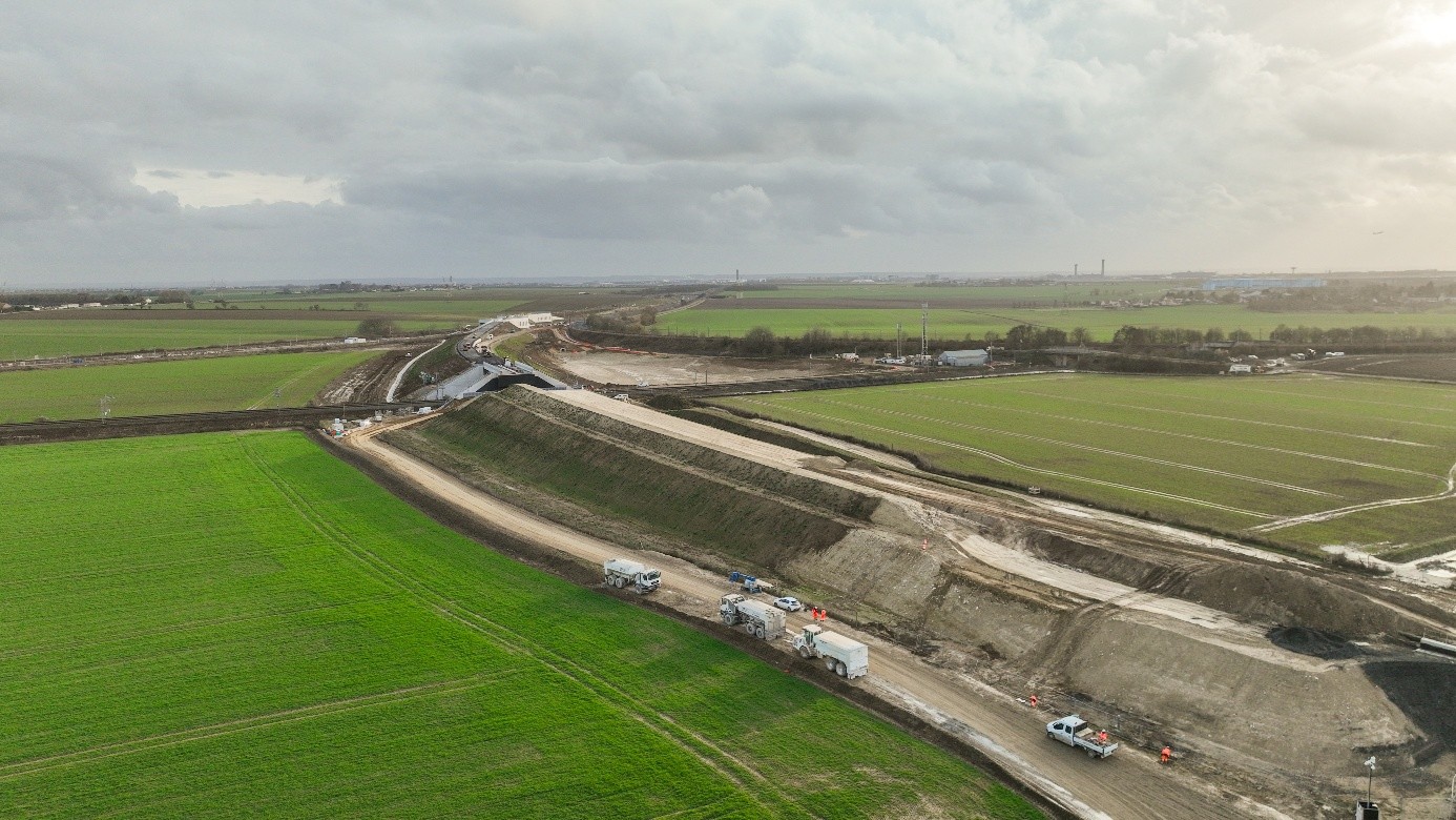 Travaux entre Roissy et la Picardie