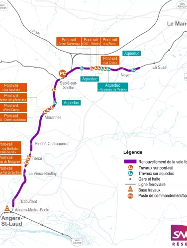 La Carte des travaux