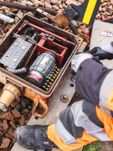 Opération de maintenance d'un aiguillage