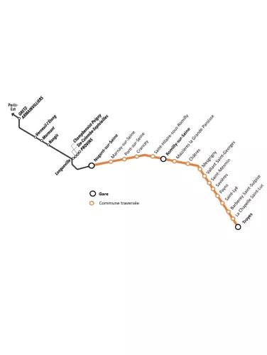 La carte des communes