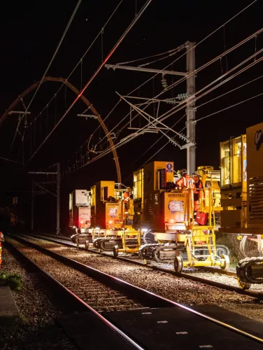 Travaux caténaires