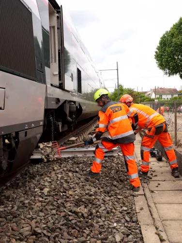 Travaux de réparation de Tonneins