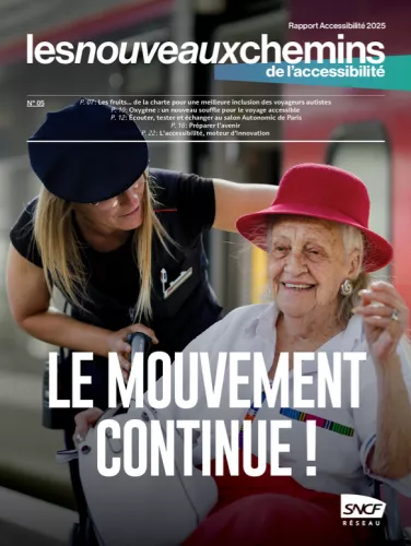 Page de couverture du magazine Les Nouveaux Chemins, Accessibilité