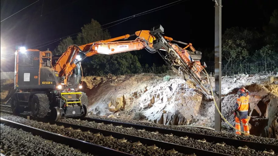 Travaux de confortement des parois rocheuses à Saint-Raphaël du 3 ...