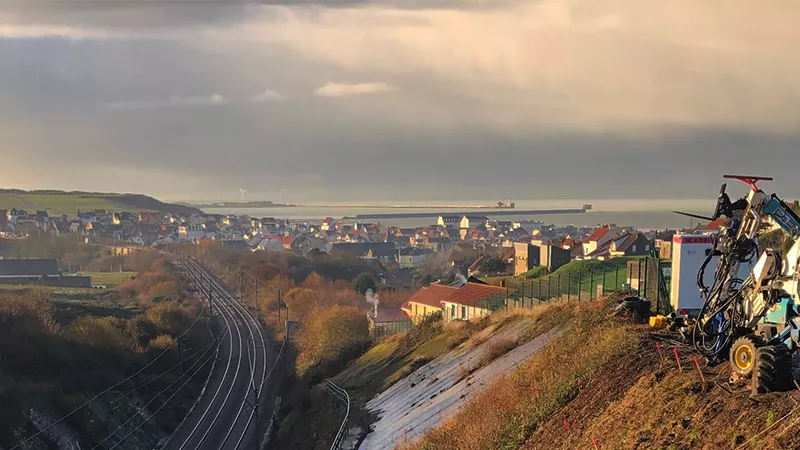Vue depuis le talus de Wimereux 