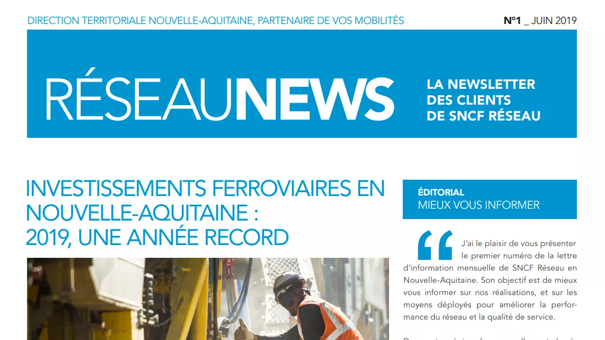 Réseau News N°1 - Juin 2019