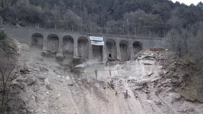 Vallée de la Roya - point travaux