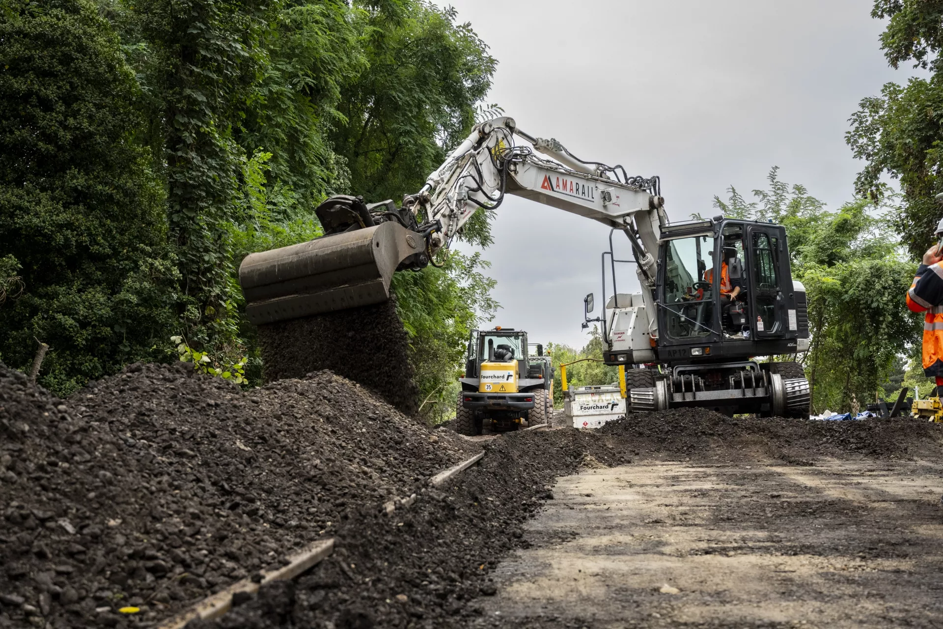 Travaux de renouvellement de la voie ferrée d'accès Sud au port de Strasbourg 