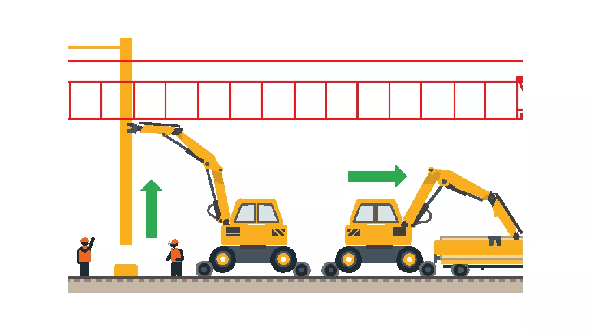 Dépose des anciennes structures