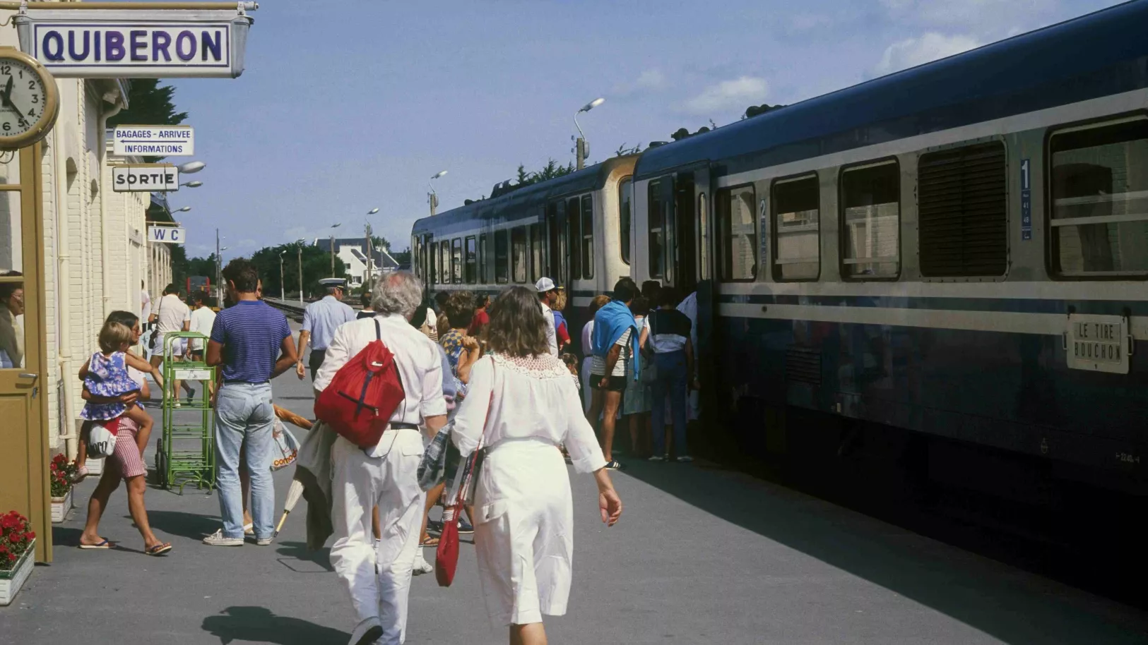 En gare de Quiberon