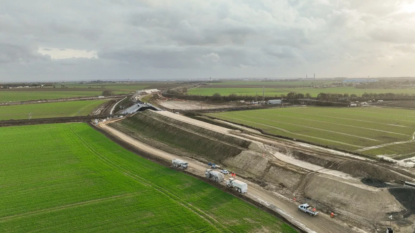 Travaux entre Roissy et la Picardie